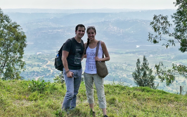 Maria and Anthony Russo, during their travels to Rwanda