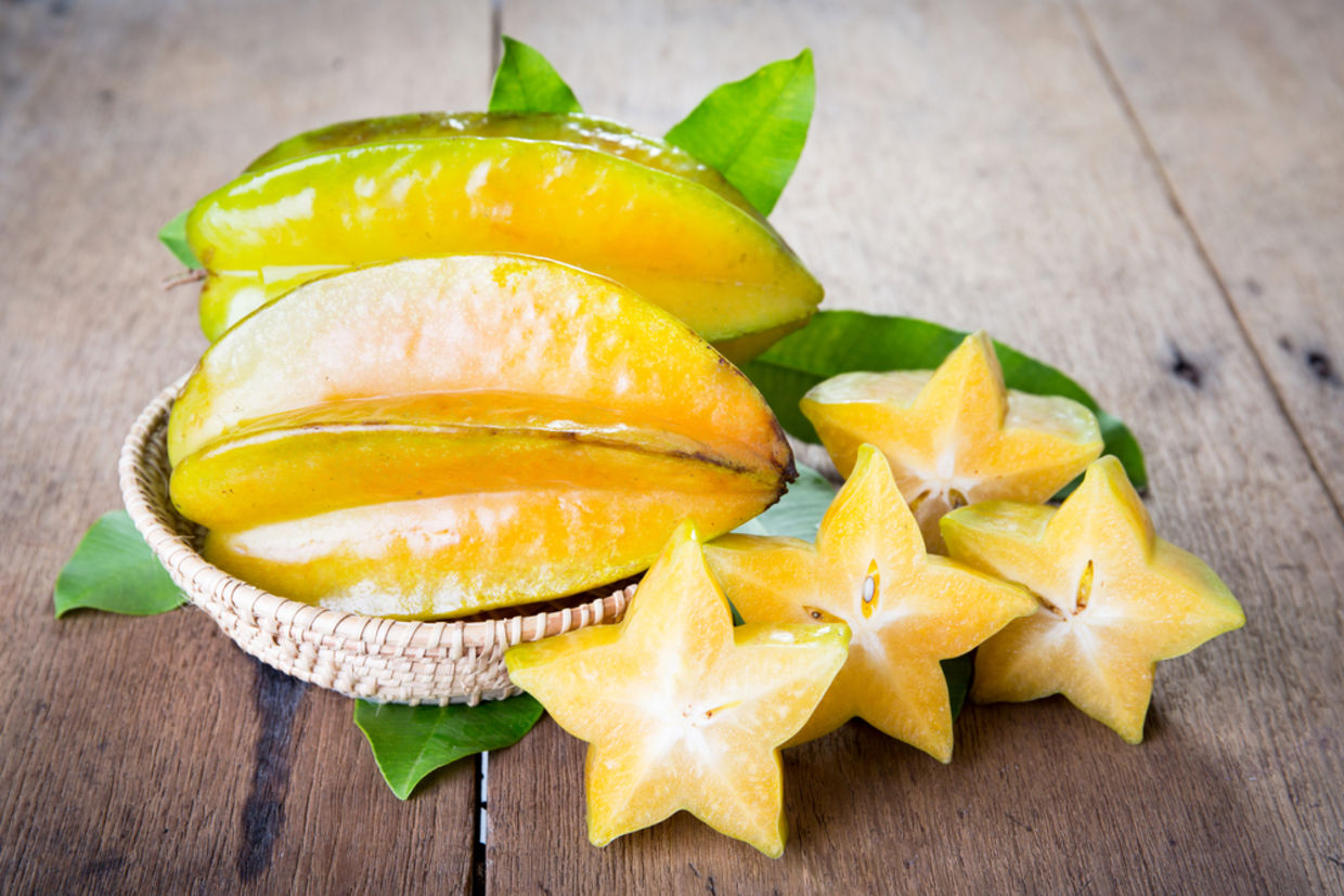 Star fruit is a summer fruit
