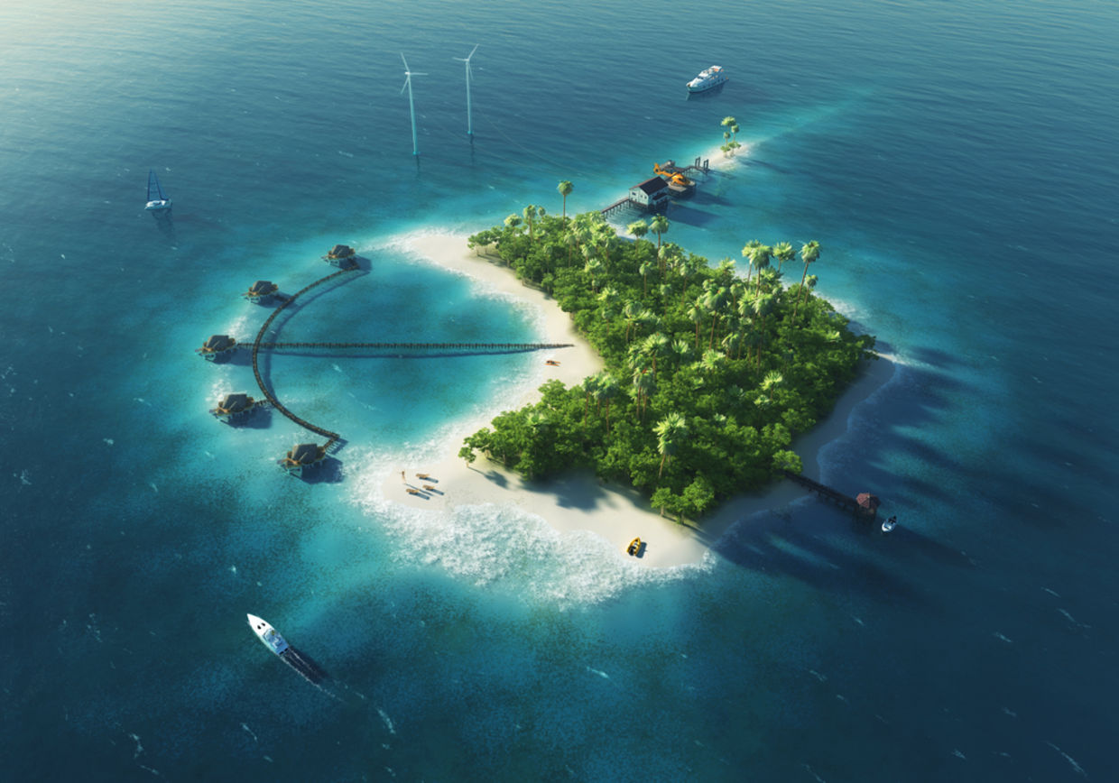 Best Jobs in the World - Being a private island caretaker is probably one of the best jobs in the world. (Shutterstock)
