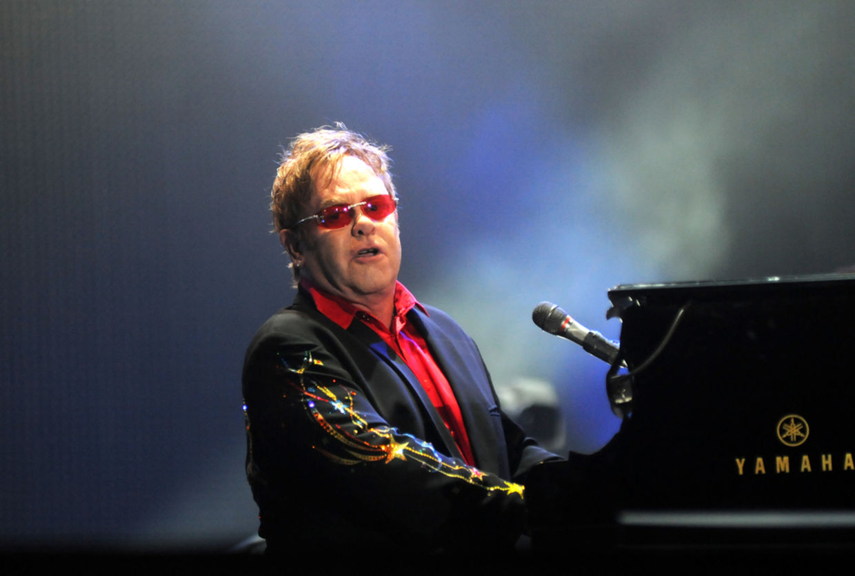 Elton John performing at the Rock in Rio held at Parque Olimpico Cidade do Rock in Barra da Tijuca (A.RICARDO / Shutterstock.com)