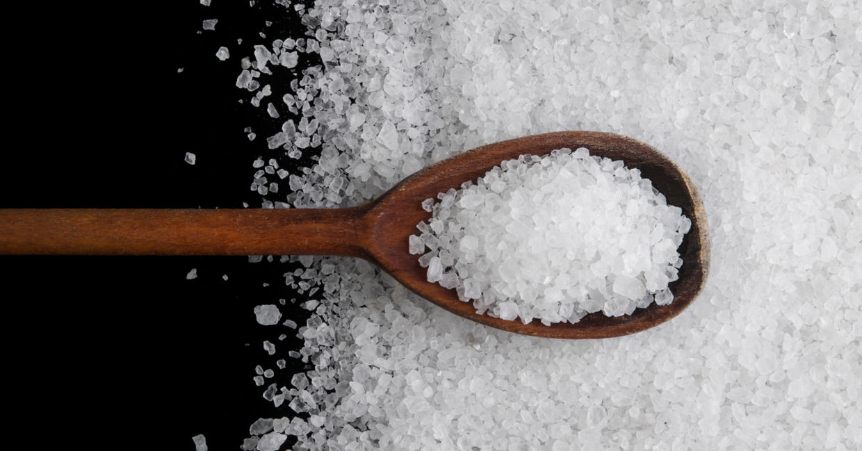 Sea salt is great for natural skincare