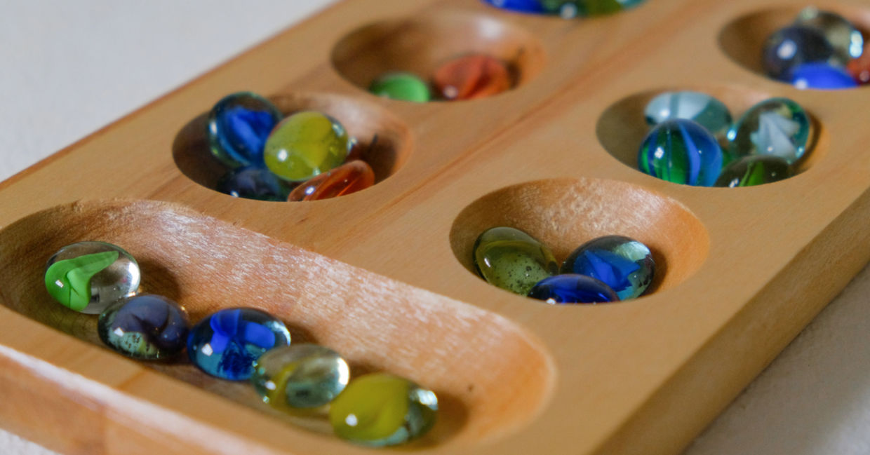 Mancala is one of many 5 games for two people