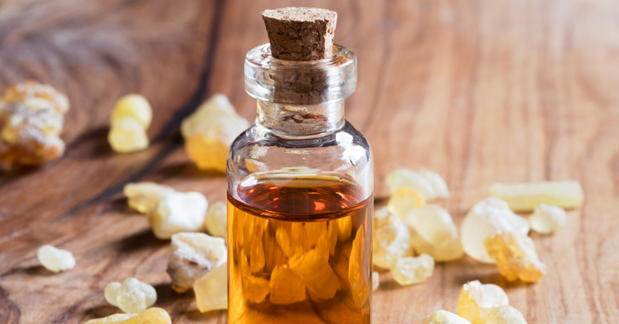 For pain relief, use frankincense essential oils.