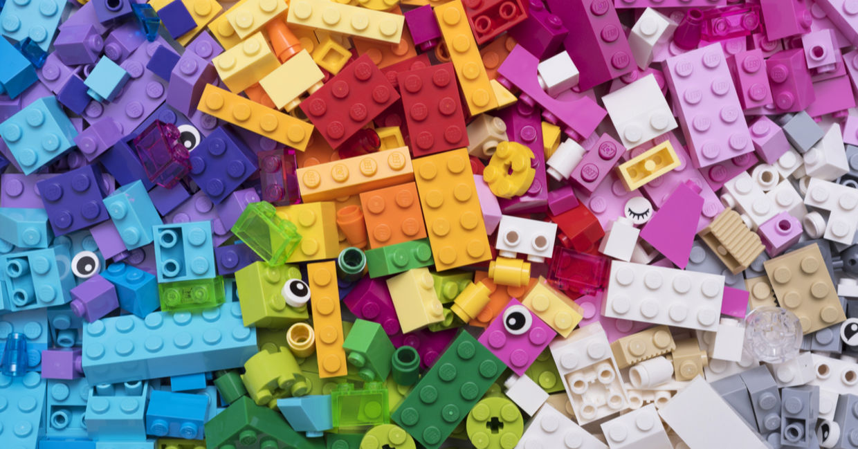 LEGO bricks.