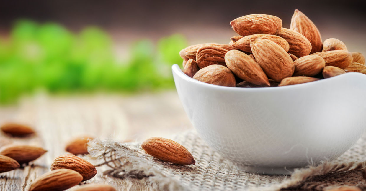 Almonds have the most calcium of all nuts.