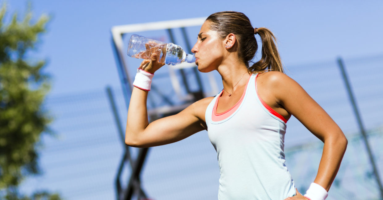 Stay hydrated when you exercise.