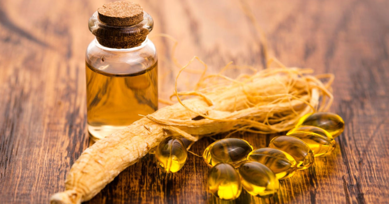 Ginseng oil and supplements.