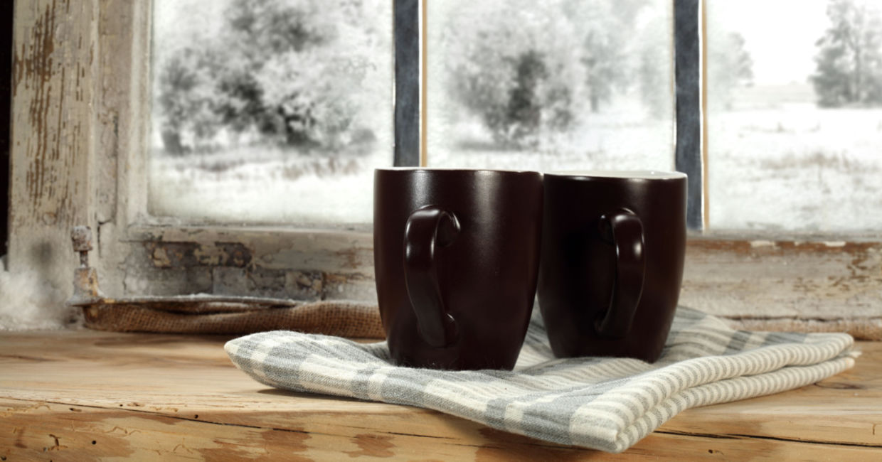 Have a cup of coffee instead of scraping ice in the morning.