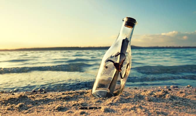 Finding a Surprise Message in a Bottle