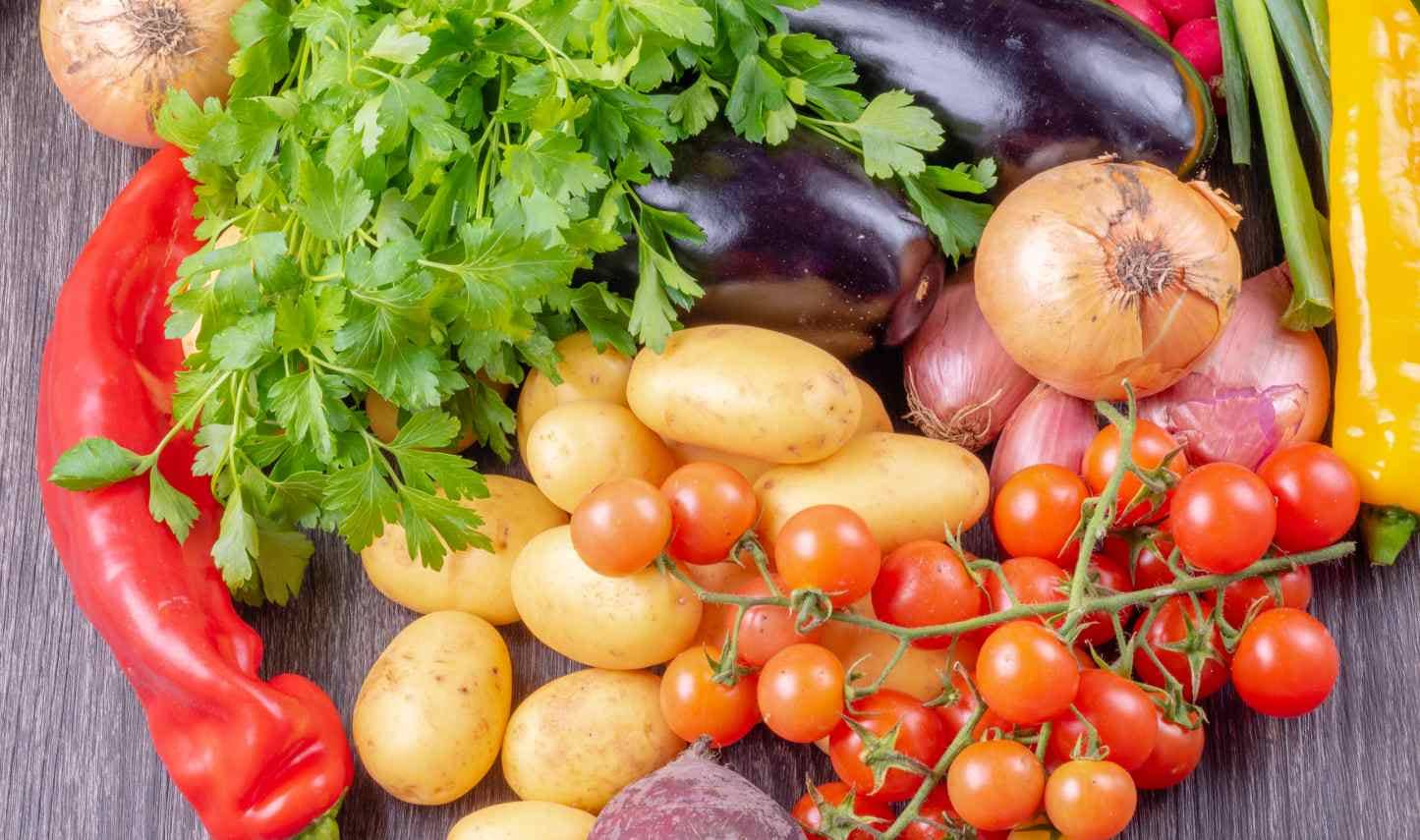 Fresh summer produce.