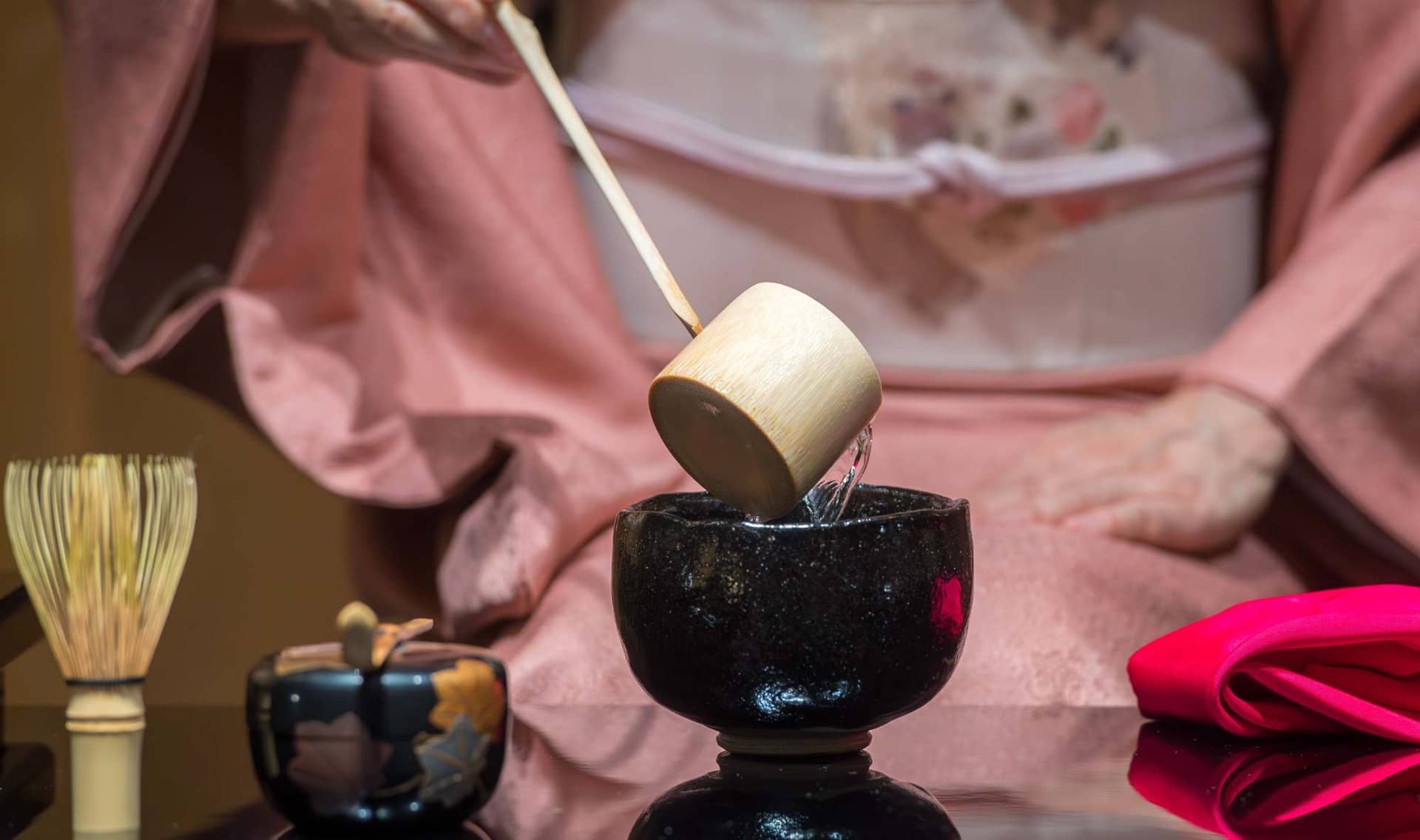 Japanese tea master.