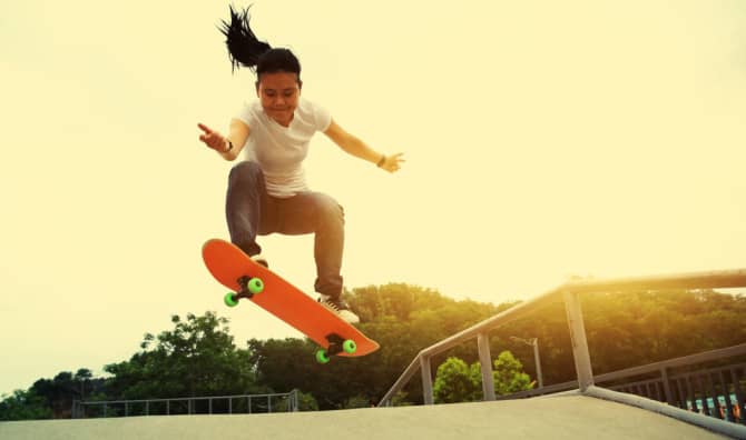 Children With Skateboards Soar!