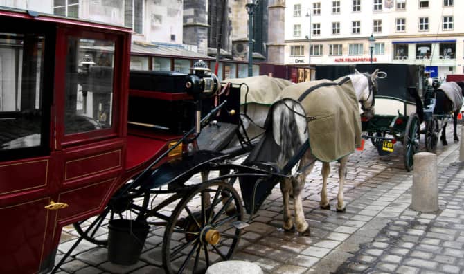 Vienna’s Horse-Drawn Carriages are Delivering Free Meals to Seniors