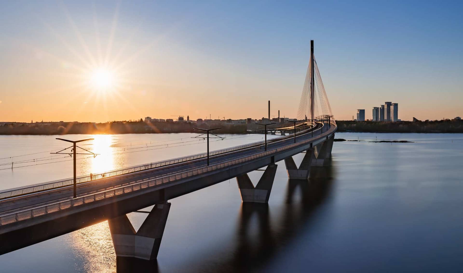 A bridge in Finland.