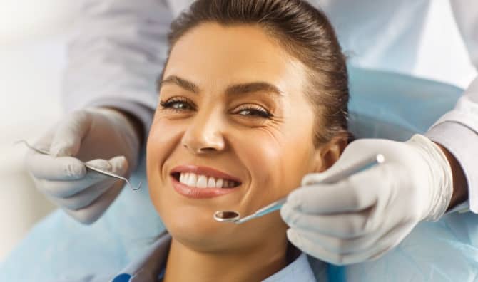 A perfect dental checkup.