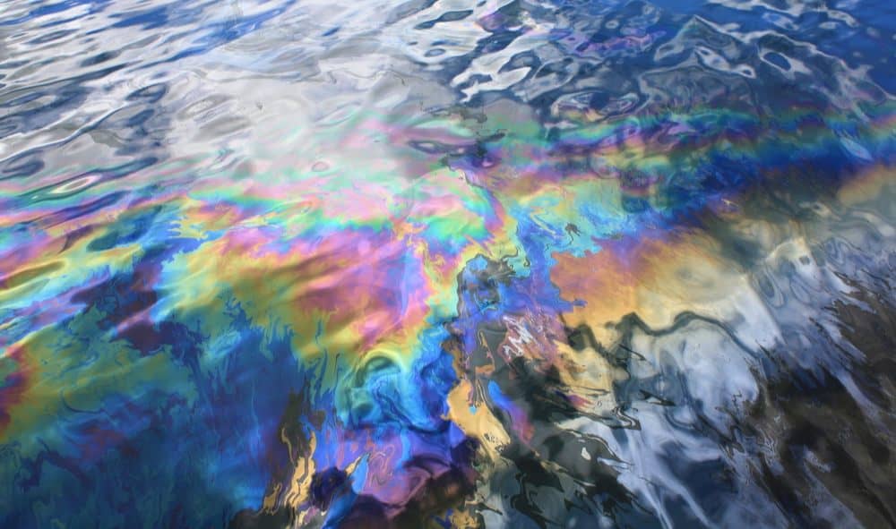 Oil Spill in the Pacific Ocean.