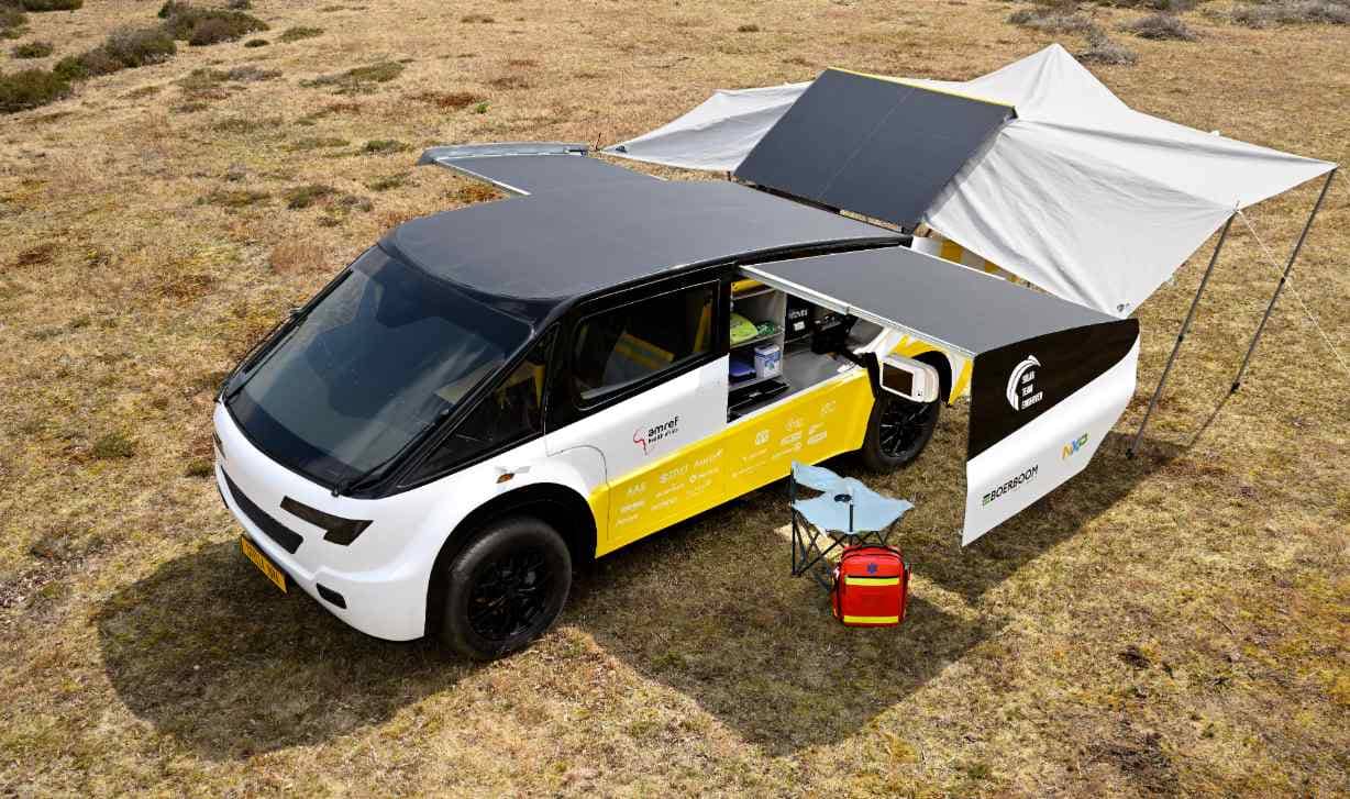 First solar ambulance.