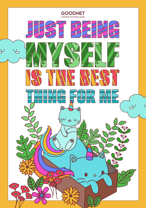 just being my self...