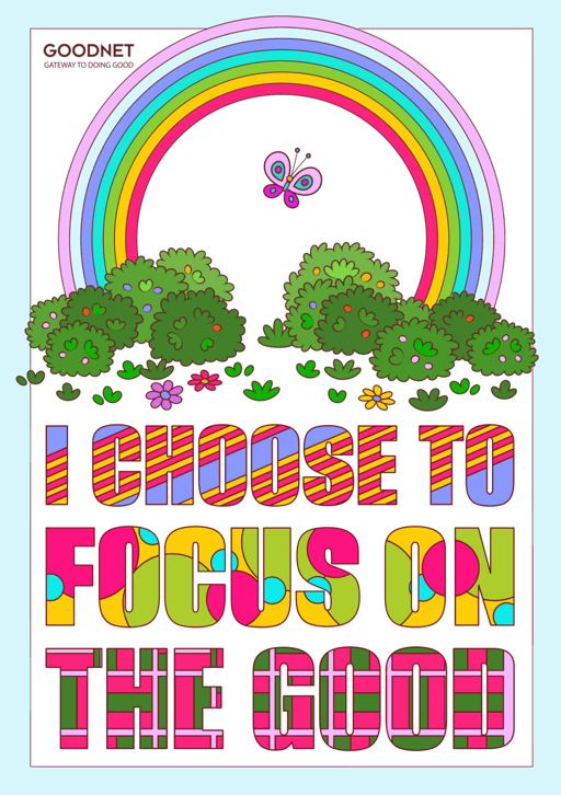 I choose to focus on the good