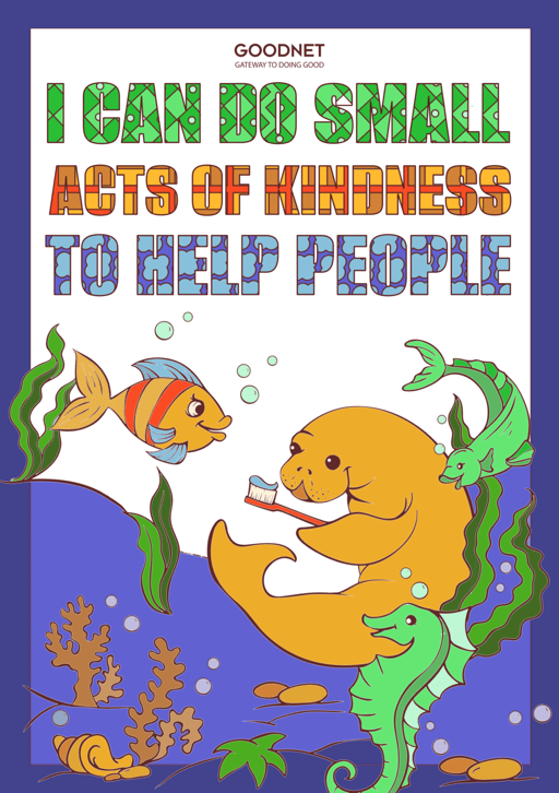I can do small acts of kindness...