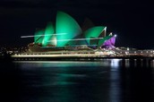 Sydney Opera House Earth Hour