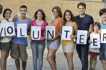 Volunteering with friends doubles the fun