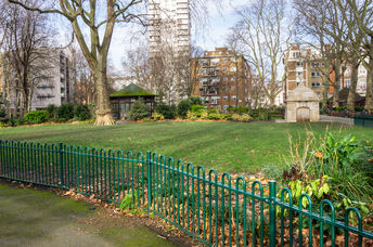 Green spaces in London.