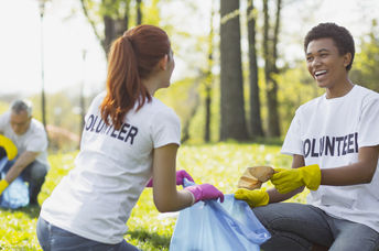 A group of volunteers