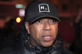 Russell Simmons speaking at the Rush Philanthropic Arts Foundation's annual Rush HeARTS Education Valentine's Luncheon