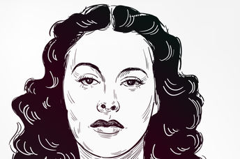 Hedy Lamarr sketch