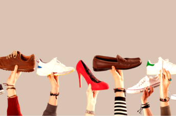 Giving shoes to the community