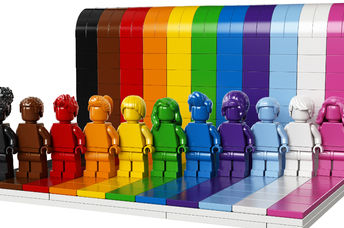 The new LEGO set for Pride Month.
