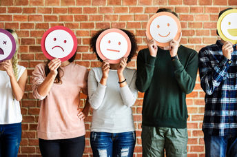 A range of emotions.