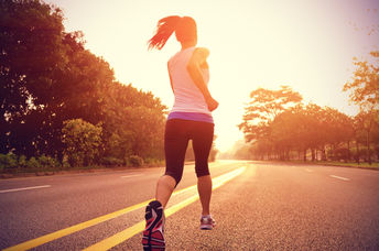 Woman running