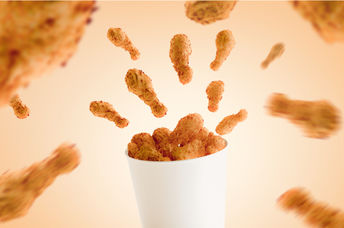 A fried chicken meal