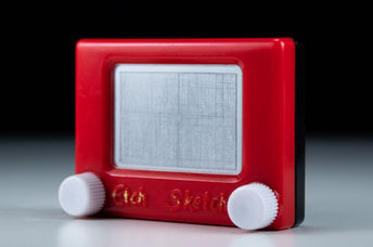 Etch A Sketch classic toy.