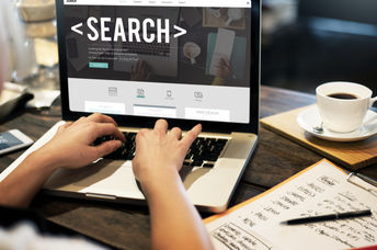 Searching the internet.