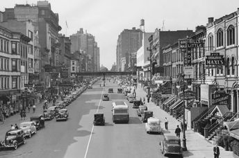 New York city in the 1930s.