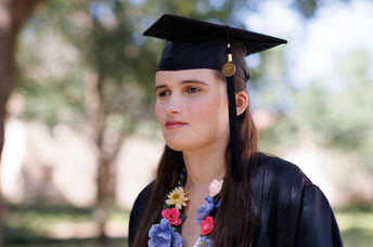 Valedictorian Elizabeth Bonker has autism and cannot speak.