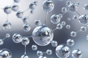 Background of atoms.