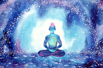 Connect to the crown chakra.