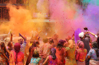 Color festival.