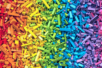 Colorful Lego.