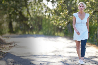 Walking with the new bionic neural sleeve.