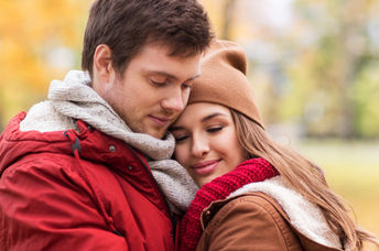 A young couple in love.