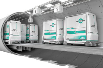 Pods will run on an underground track in Switzerland.