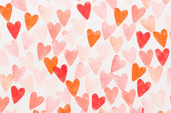 Background of hearts.