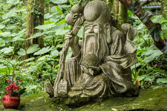 Chinese Daoist statue.
