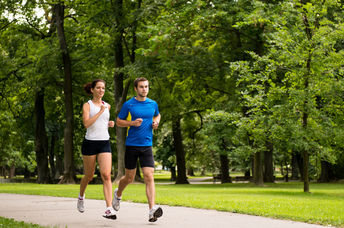 Exercise in the park.