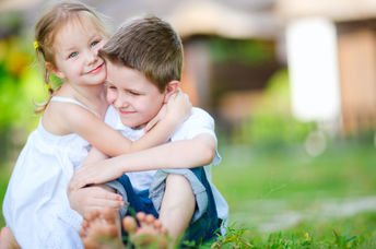 Cute little children.